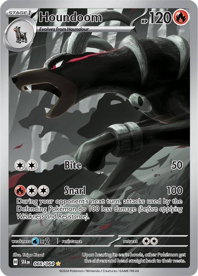 Houndoom (066/064) [Scarlet & Violet: Shrouded Fable] | Galaxy Games LLC