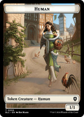 Human // Soldier Double-Sided Token [Bloomburrow Commander Tokens] | Galaxy Games LLC