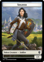 Soldier // Citizen Double-Sided Token [Bloomburrow Commander Tokens] | Galaxy Games LLC