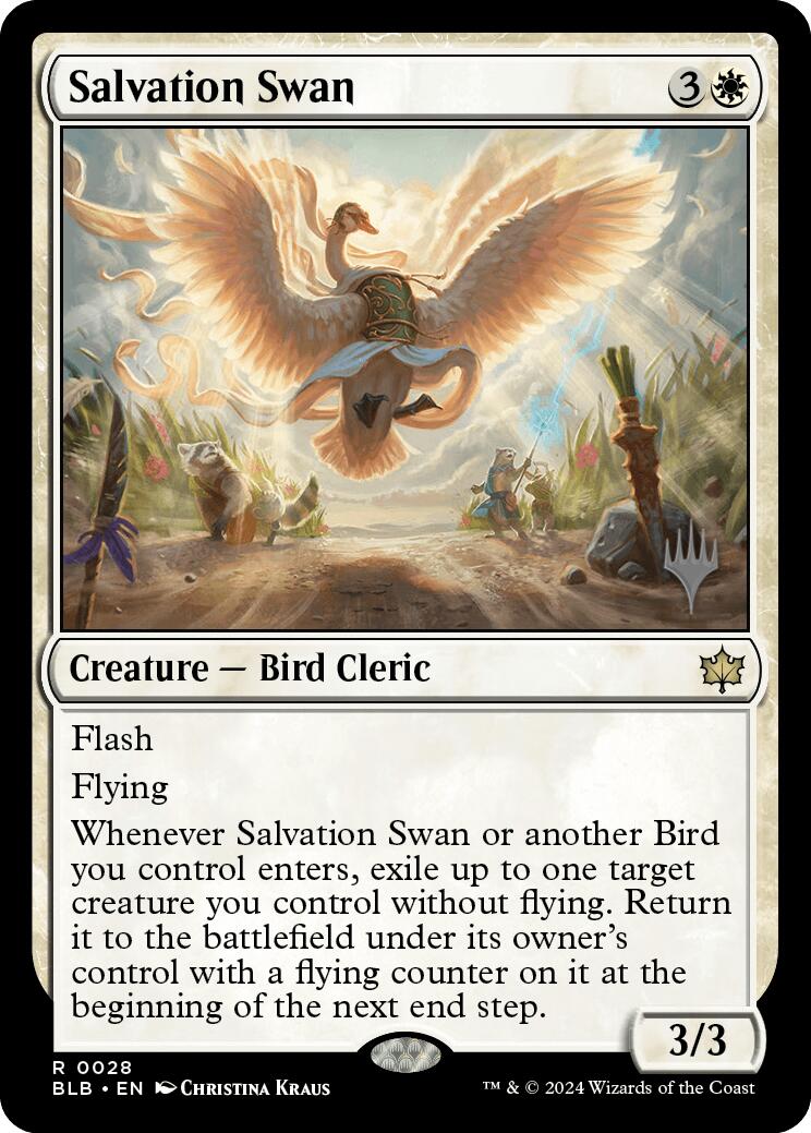 Salvation Swan (Promo Pack) [Bloomburrow Promos] | Galaxy Games LLC