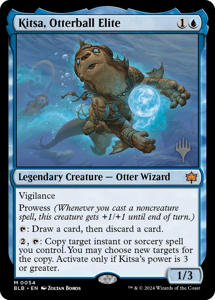 Kitsa, Otterball Elite (Promo Pack) [Bloomburrow Promos] | Galaxy Games LLC