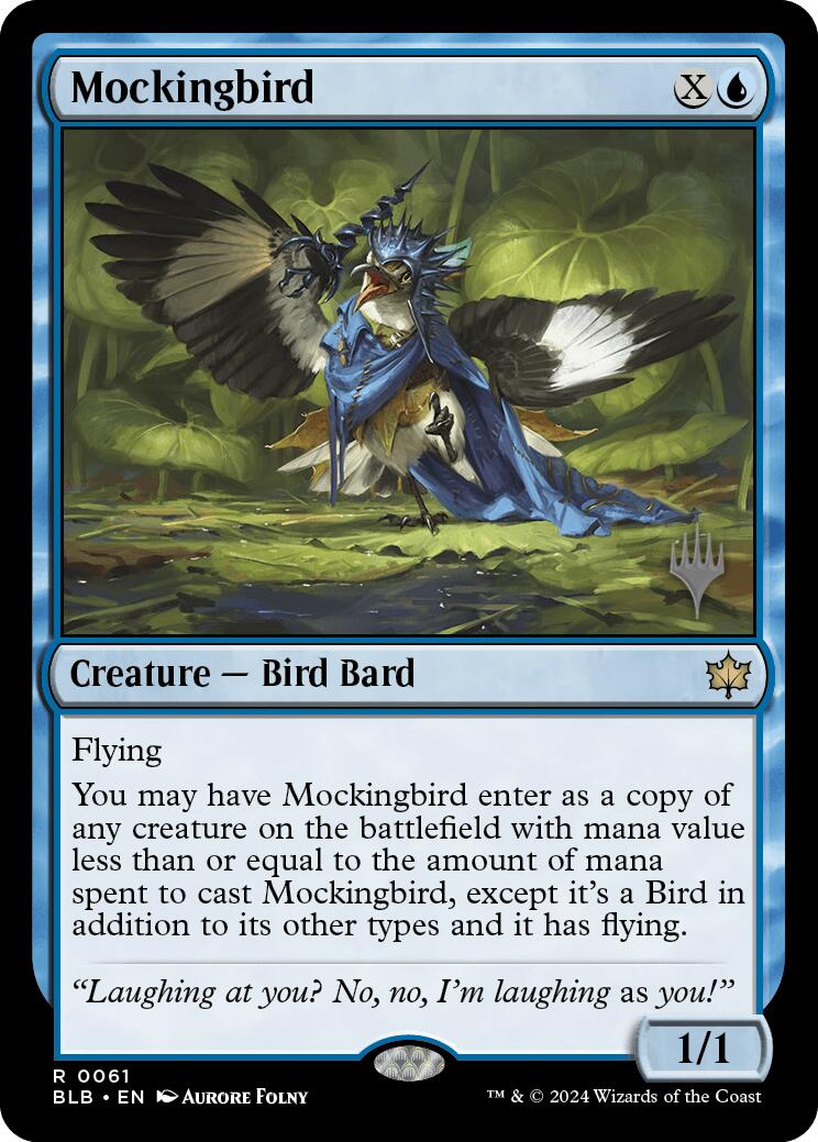 Mockingbird (Promo Pack) [Bloomburrow Promos] | Galaxy Games LLC