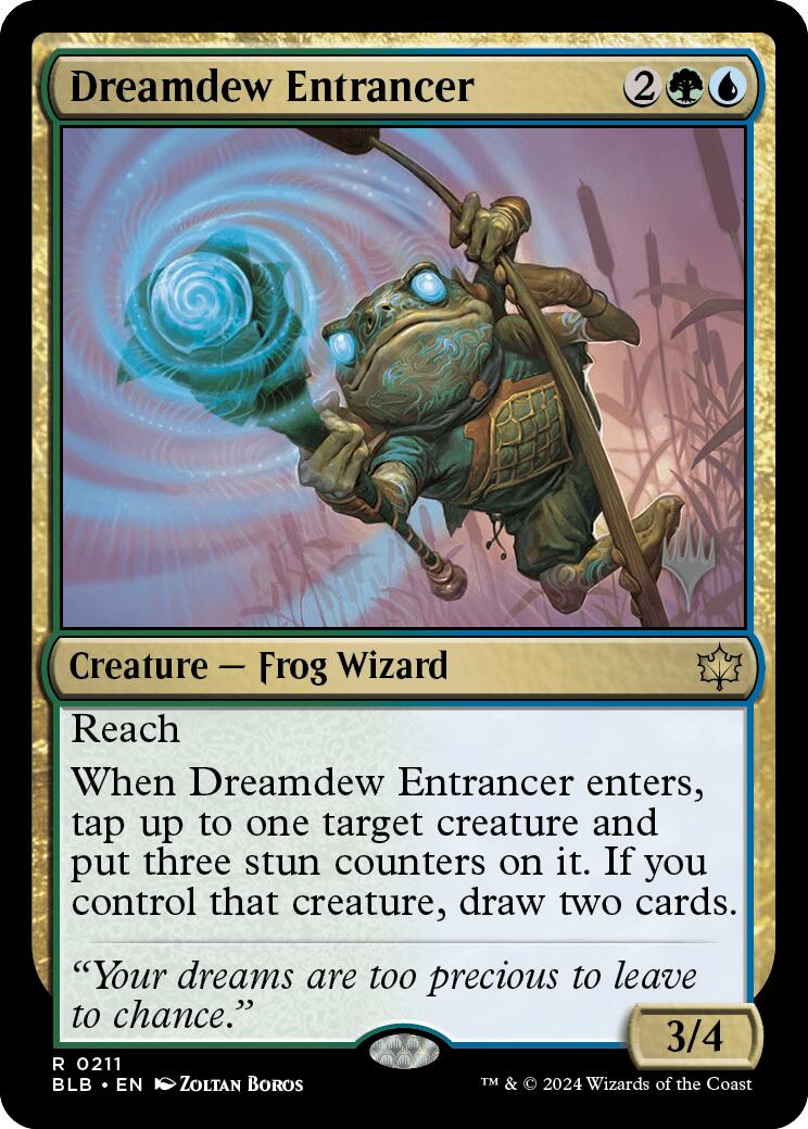 Dreamdew Entrancer (Promo Pack) [Bloomburrow Promos] | Galaxy Games LLC