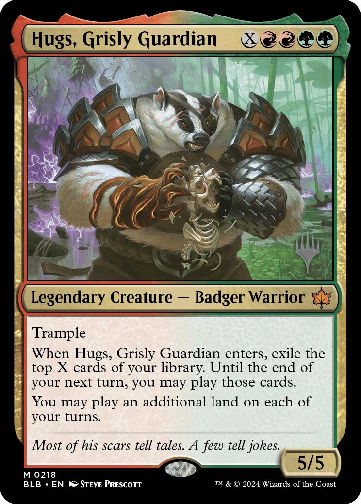 Hugs, Grisly Guardian (Promo Pack) [Bloomburrow Promos] | Galaxy Games LLC