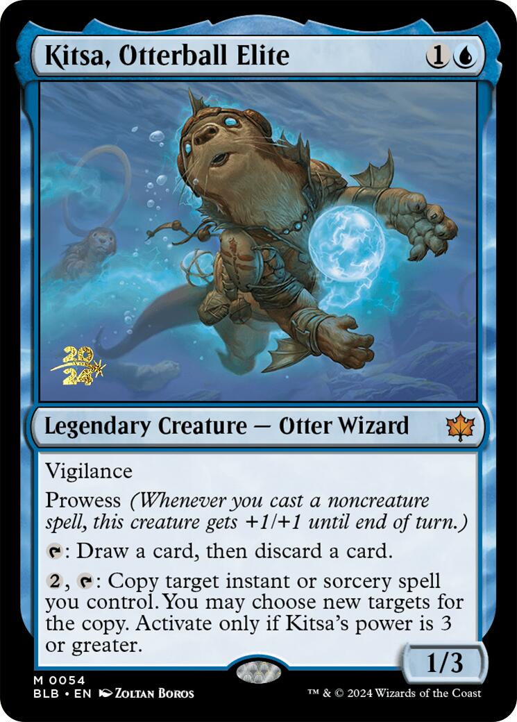 Kitsa, Otterball Elite [Bloomburrow Prerelease Promos] | Galaxy Games LLC