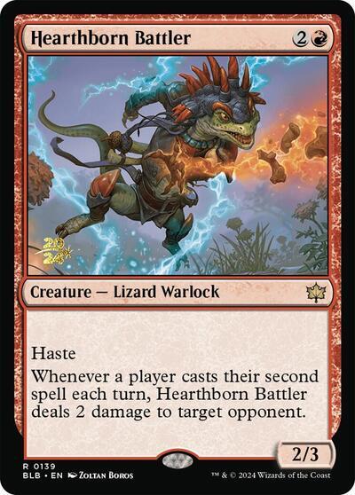 Hearthborn Battler [Bloomburrow Prerelease Promos] | Galaxy Games LLC