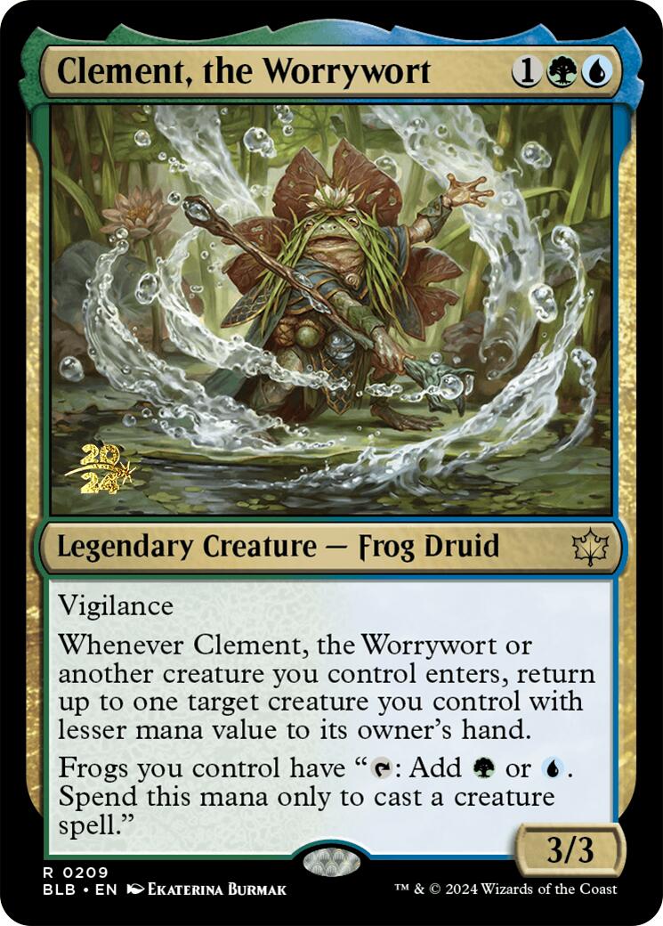 Clement, the Worrywort [Bloomburrow Prerelease Promos] | Galaxy Games LLC