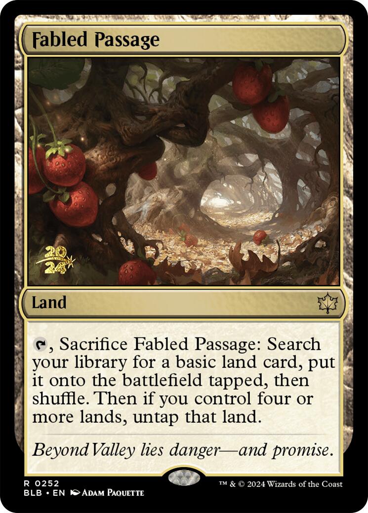 Fabled Passage [Bloomburrow Prerelease Promos] | Galaxy Games LLC