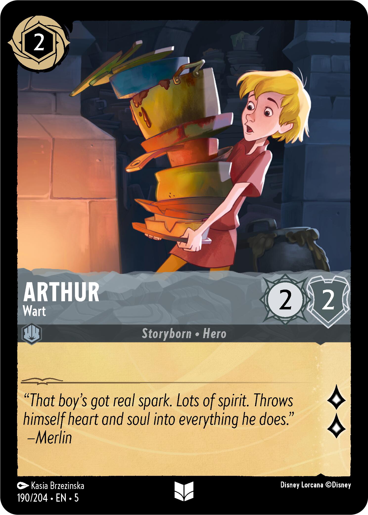 Arthur - Wart (190/204) [Shimmering Skies] | Galaxy Games LLC