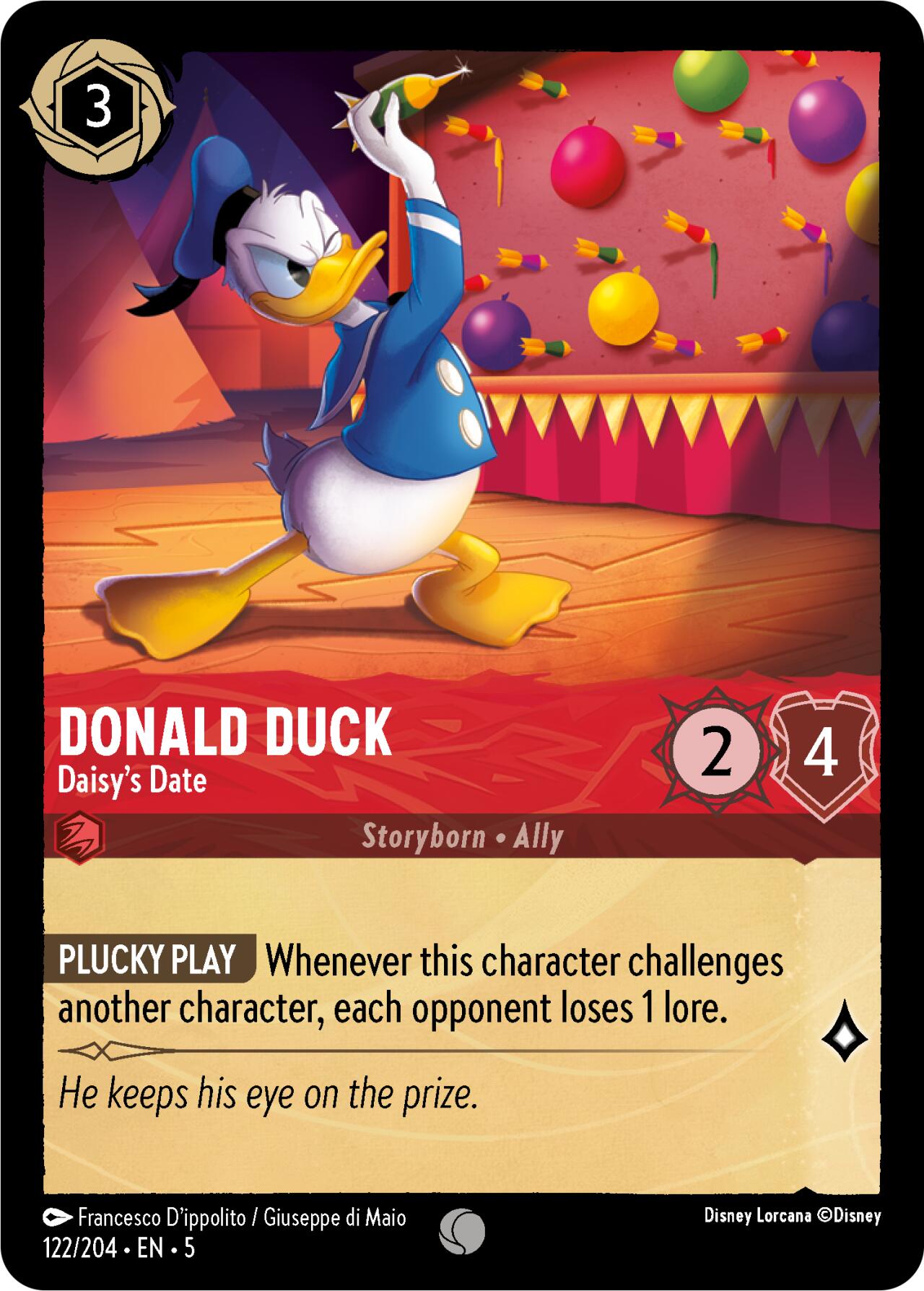 Donald Duck - Daisy's Date (122/204) [Shimmering Skies] | Galaxy Games LLC