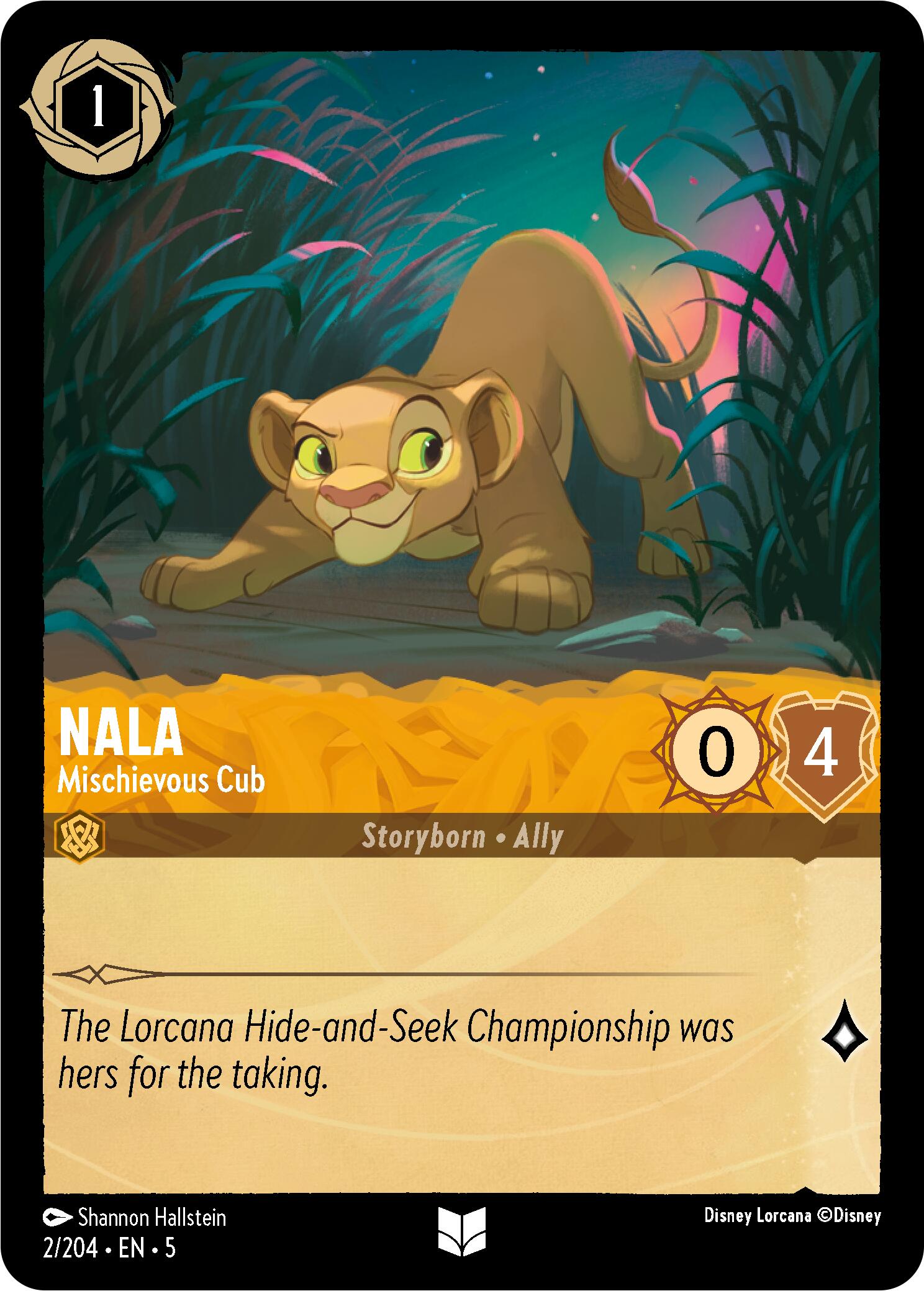 Nala - Mischievous Cub (2/204) [Shimmering Skies] | Galaxy Games LLC