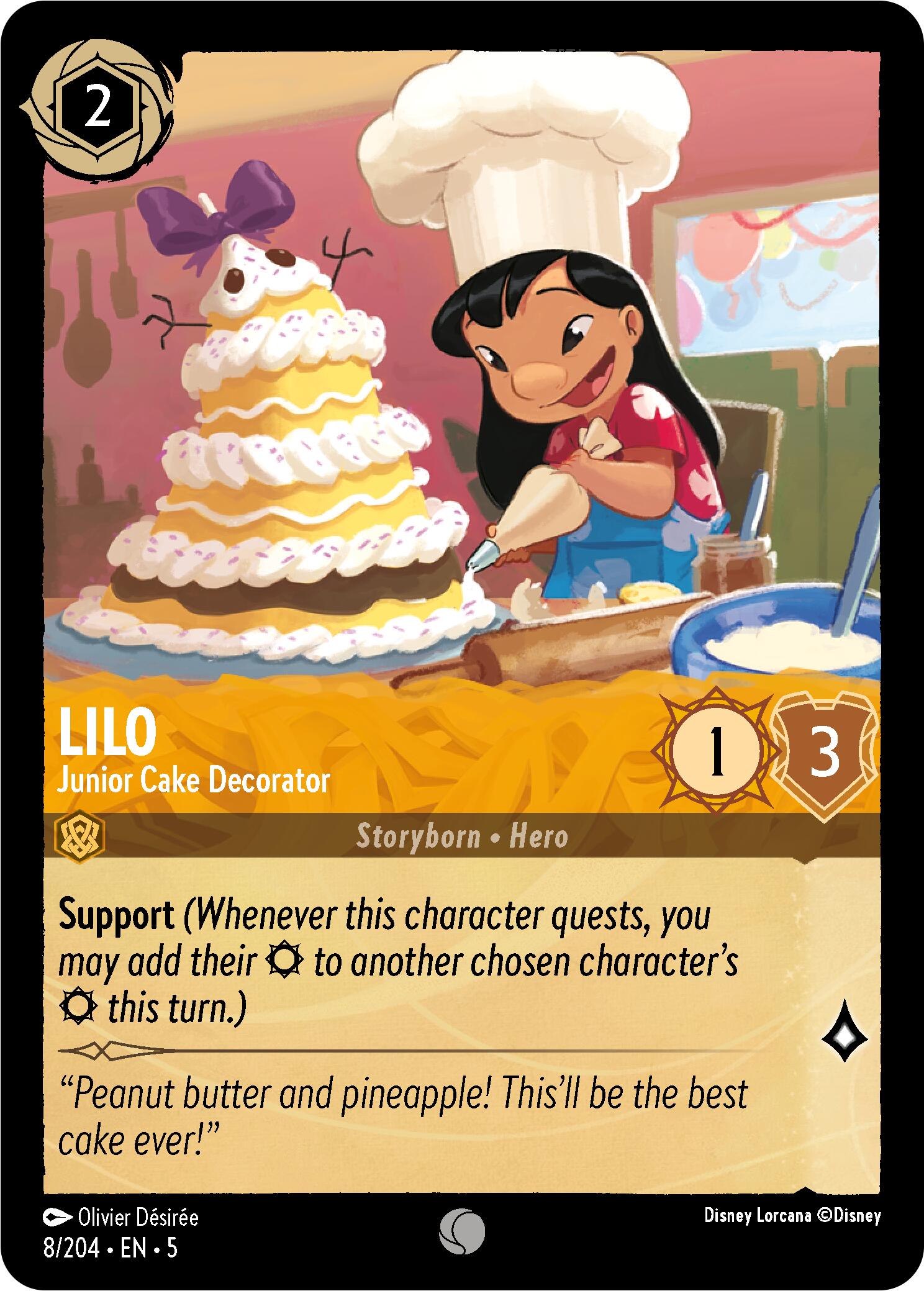 Lilo - Junior Cake Decorator (8/204) [Shimmering Skies] | Galaxy Games LLC