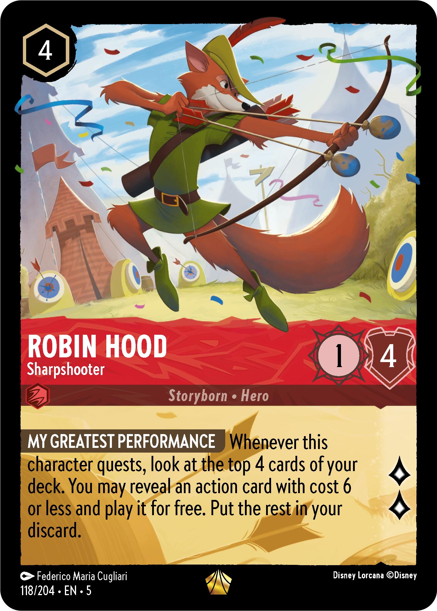 Robin Hood - Sharpshooter (118/204) [Shimmering Skies] | Galaxy Games LLC