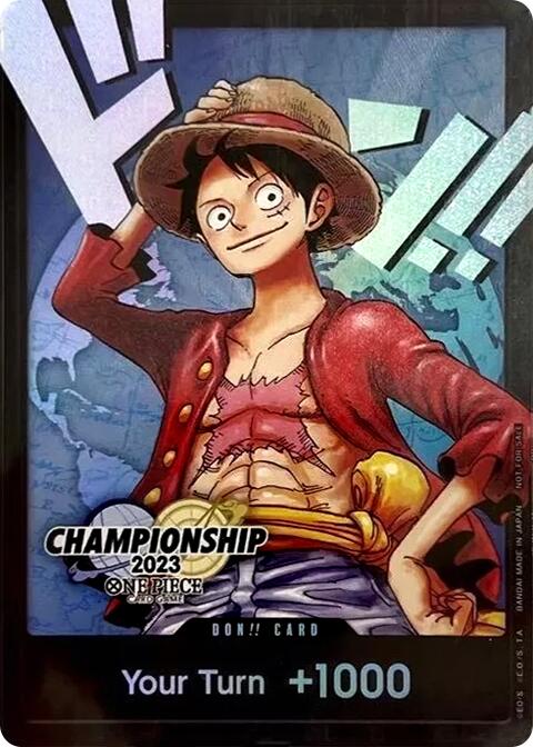 DON!! Card (Monkey.D.Luffy) (2023 World Championship Finals) [One Piece Promotion Cards] | Galaxy Games LLC
