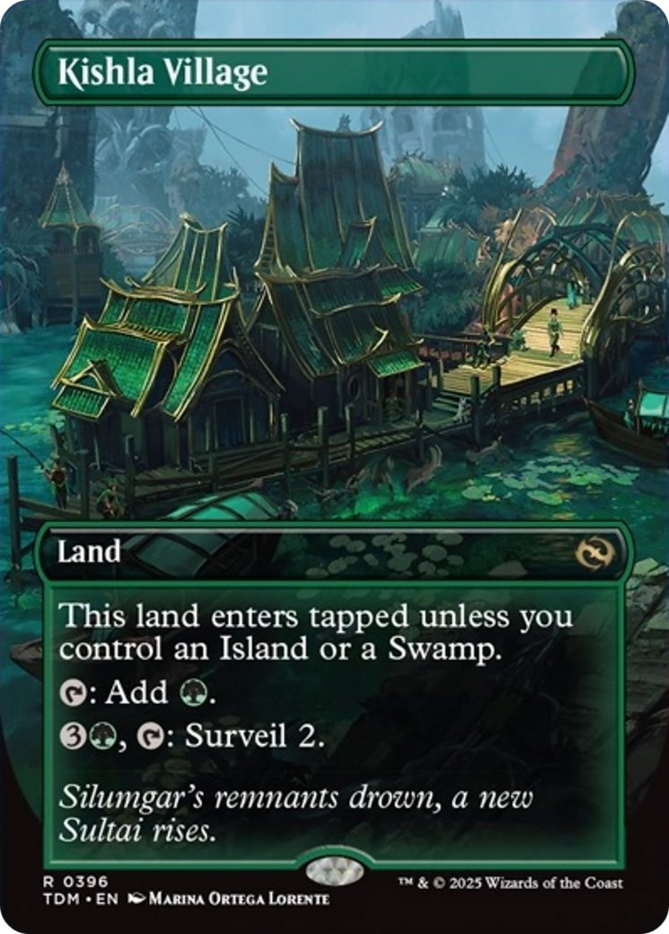 Kishla Village (Borderless) [Tarkir: Dragonstorm] | Galaxy Games LLC