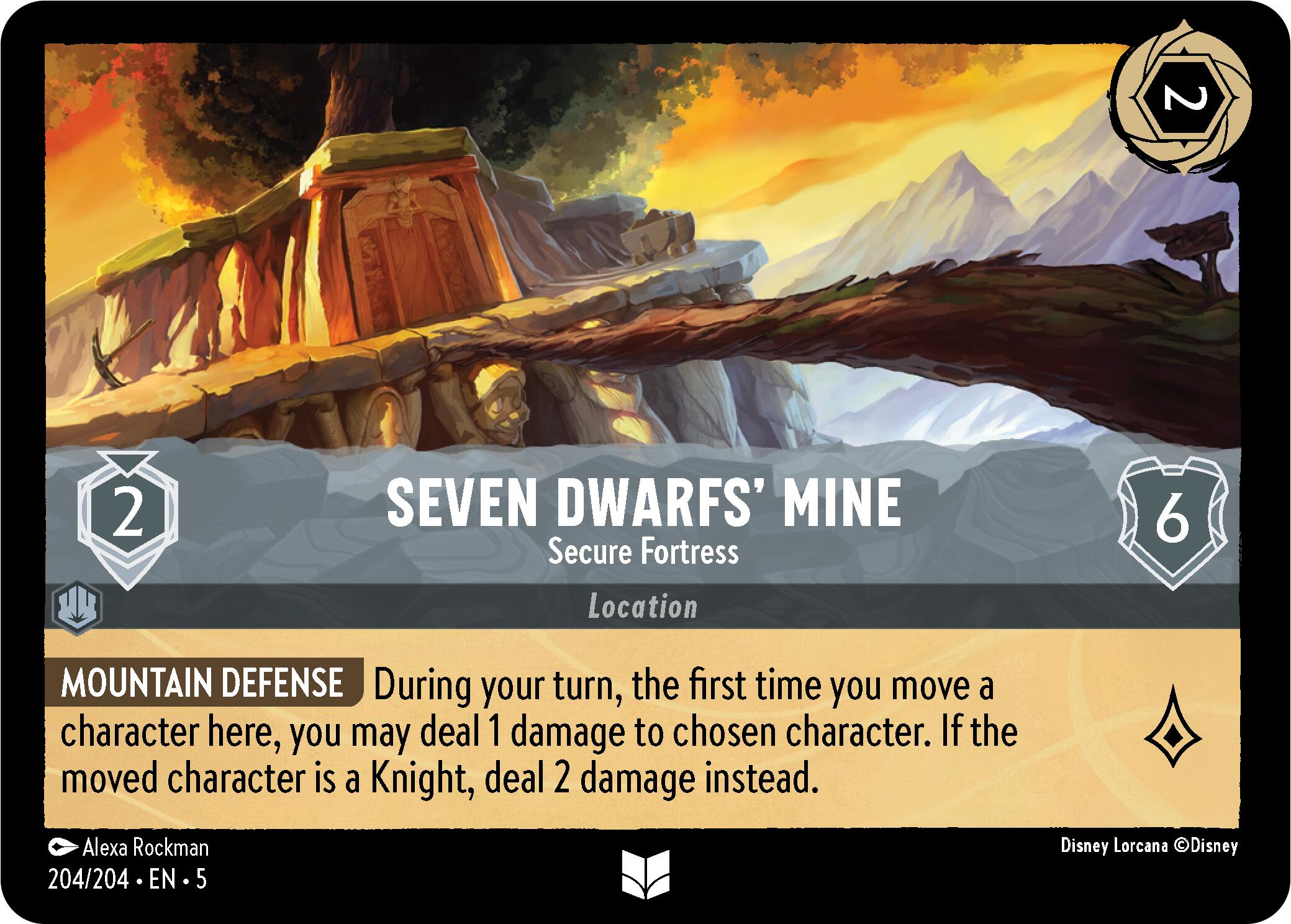 Seven Dwarfs' Mine - Secure Fortress (204/204) [Shimmering Skies] | Galaxy Games LLC