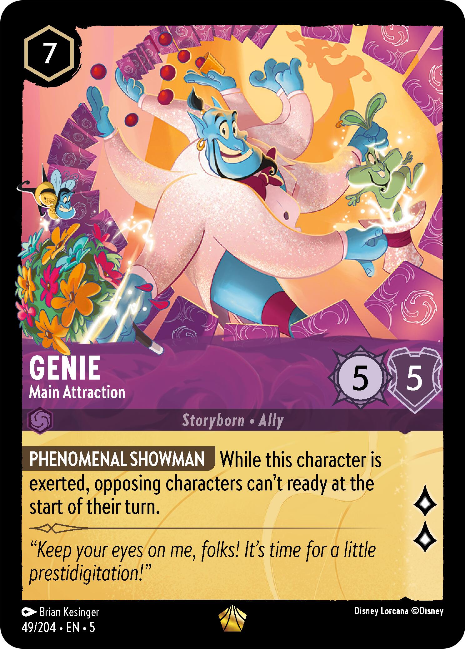 Genie - Main Attraction (49/204) [Shimmering Skies] | Galaxy Games LLC