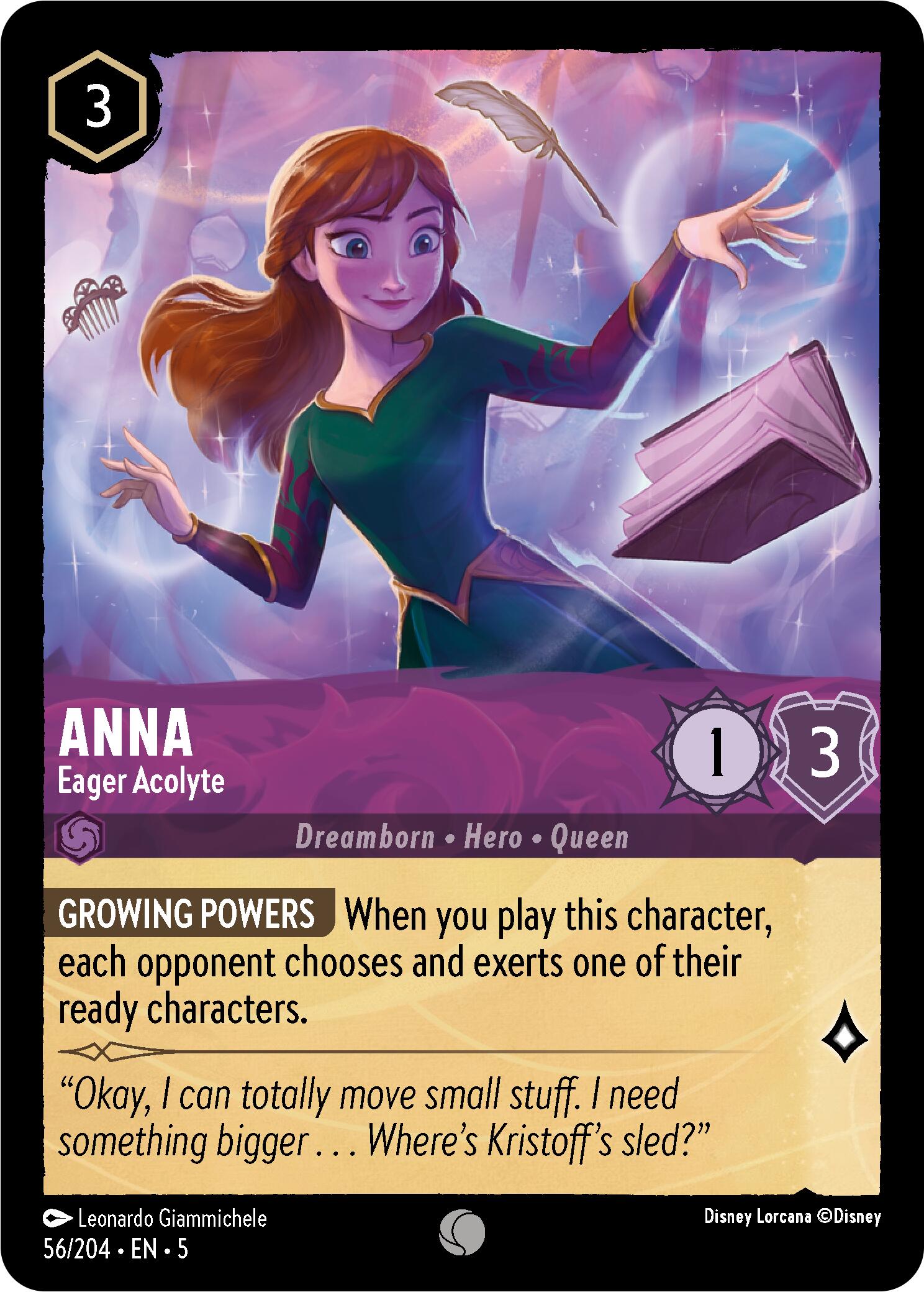 Anna - Eager Acolyte (56/204) [Shimmering Skies] | Galaxy Games LLC