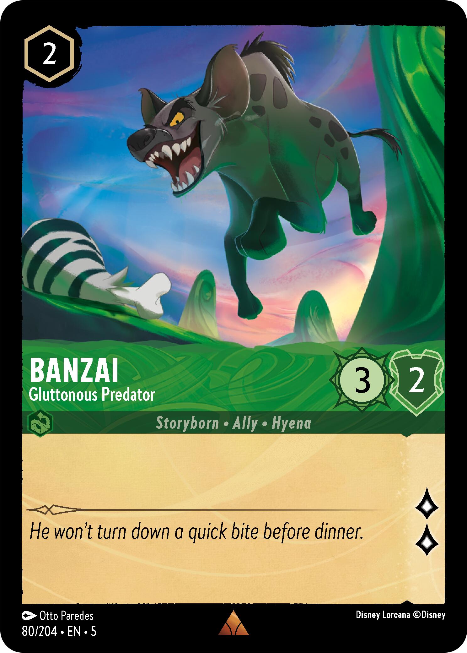 Banzai - Gluttonous Predator (80/204) [Shimmering Skies] | Galaxy Games LLC