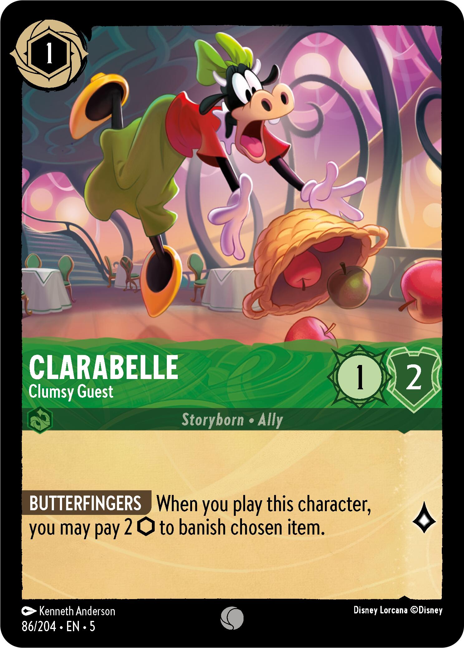 Clarabelle - Clumsy Guest (86/204) [Shimmering Skies] | Galaxy Games LLC