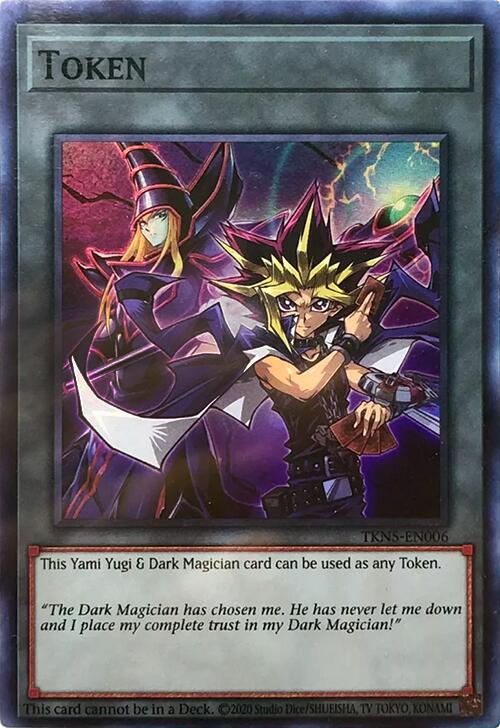 Token: Yami Yugi & Dark Magician [TKN5-EN006] Super Rare | Galaxy Games LLC