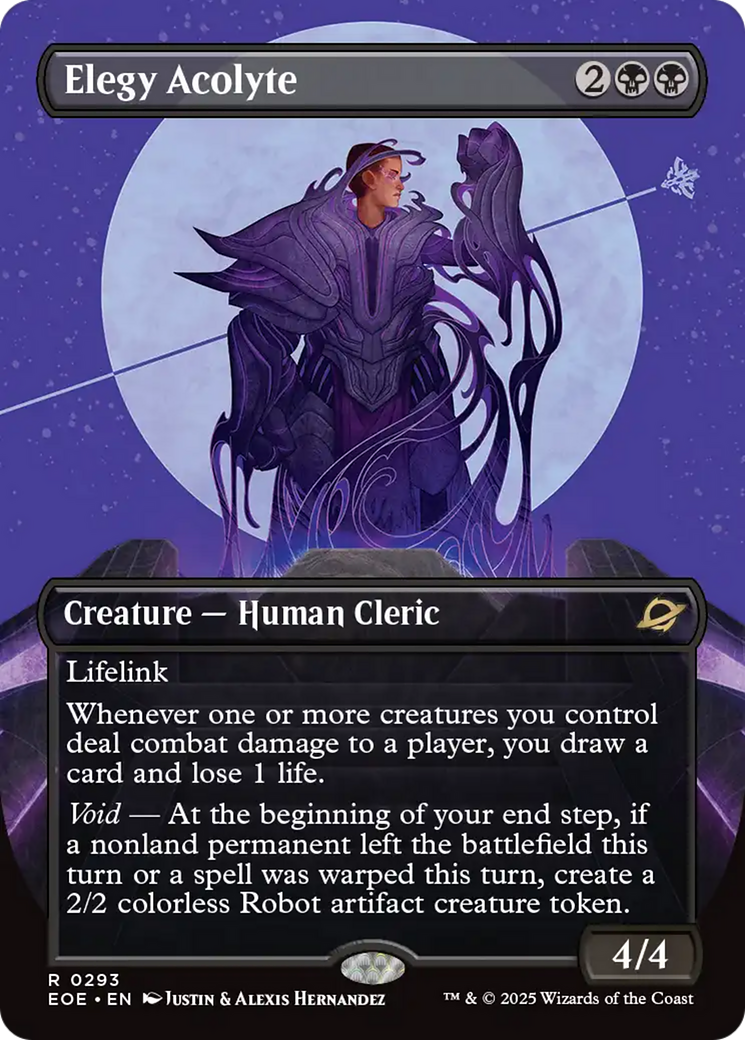 Elegy Acolyte (Borderless) [Edge of Eternities] | Galaxy Games LLC