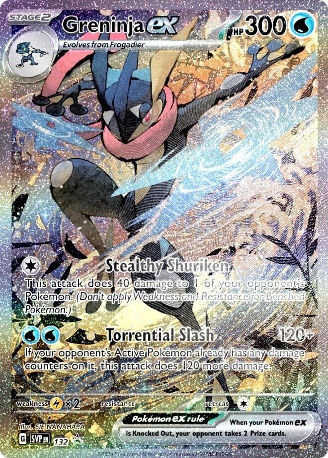 Greninja ex (132) [Scarlet & Violet: Black Star Promos] | Galaxy Games LLC