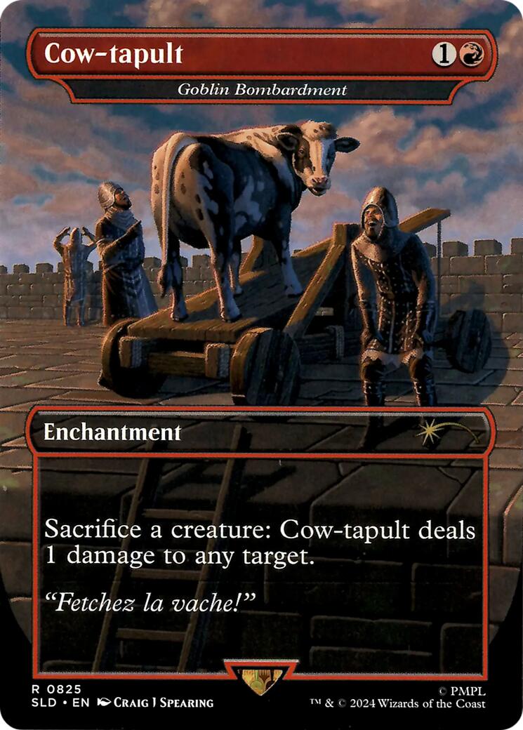 Cow-tapult - Goblin Bombardment [Secret Lair Drop Series] | Galaxy Games LLC