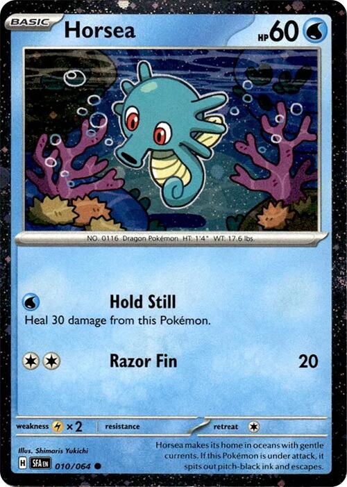 Horsea (010/064) (Cosmos Holo) [Miscellaneous Cards] | Galaxy Games LLC