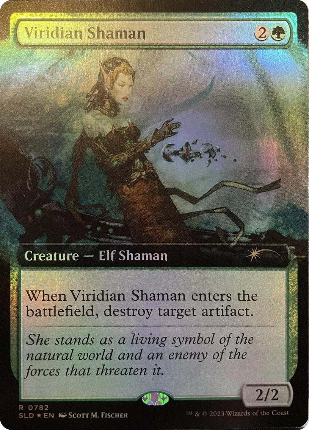 Viridian Shaman (Extended Art) [Secret Lair Drop Series] | Galaxy Games LLC