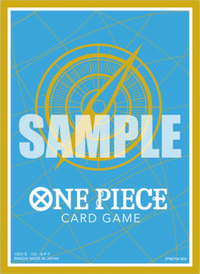 Bandai: 70ct Card Sleeves - Standard Blue X Gold (BANDAI Card Games Fest 24-25) | Galaxy Games LLC
