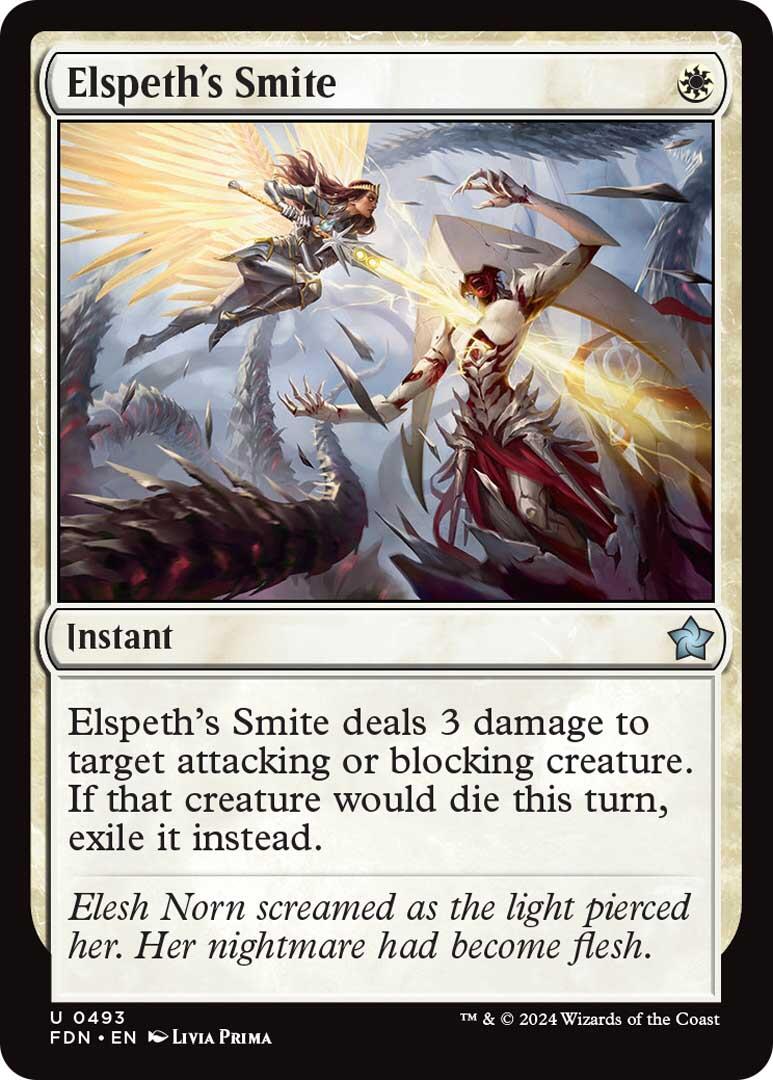 Elspeth's Smite [Foundations] | Galaxy Games LLC