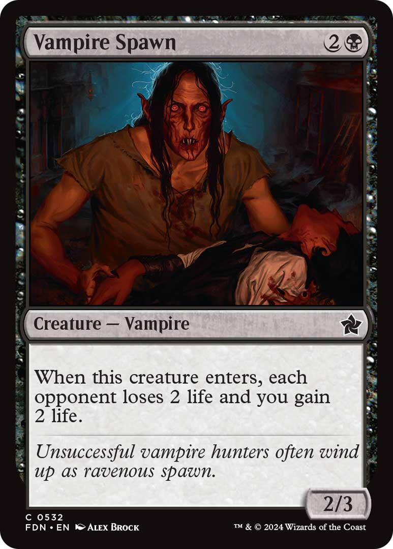 Vampires Deck Theme Card [Foundations] | Galaxy Games LLC