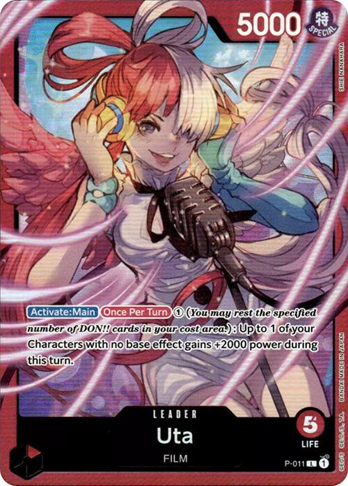 Uta (P-011) (Premium Card Collection -Uta-) [One Piece Promotion Cards] | Galaxy Games LLC