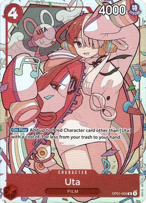 Uta (OP01-005) (Premium Card Collection -Uta-) [One Piece Promotion Cards] | Galaxy Games LLC