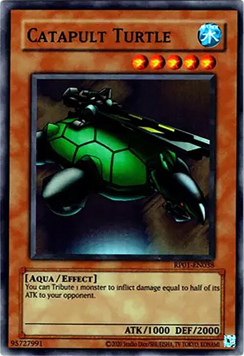 Catapult Turtle [RP01-EN038] Super Rare | Galaxy Games LLC