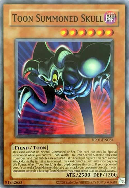 Toon Summoned Skull [RP01-EN064] Common | Galaxy Games LLC