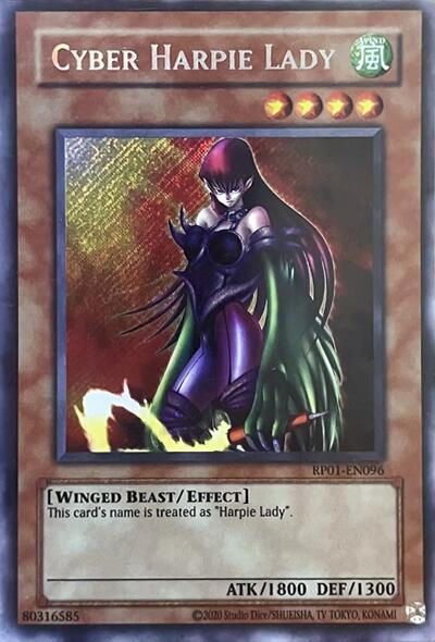Cyber Harpie Lady [RP01-EN096] Secret Rare | Galaxy Games LLC