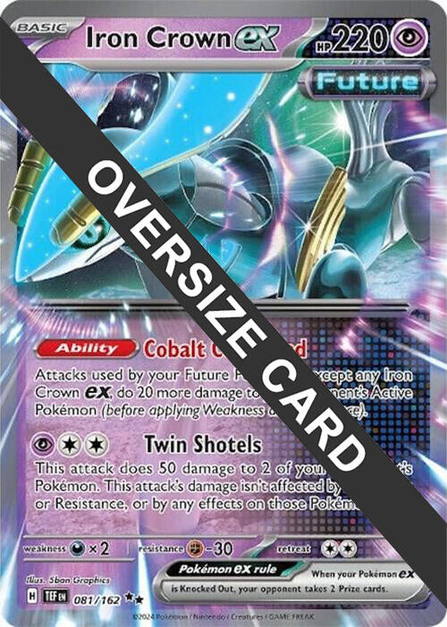 Iron Crown ex (081) (Jumbo Card) [Scarlet & Violet: Black Star Promos] | Galaxy Games LLC