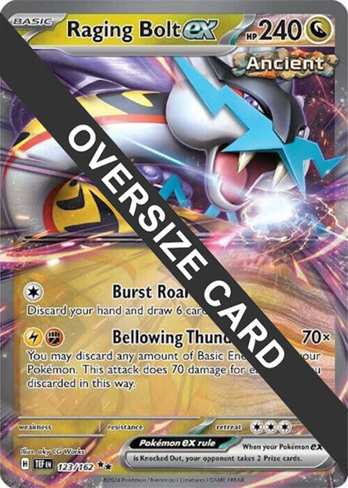 Raging Bolt ex (123) (Jumbo Card) [Scarlet & Violet: Black Star Promos] | Galaxy Games LLC