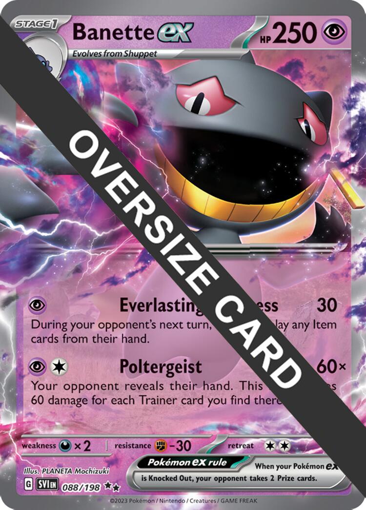 Banette ex (088) (Jumbo Card) [Scarlet & Violet: Black Star Promos] | Galaxy Games LLC