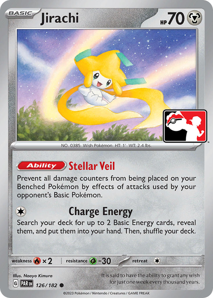 Jirachi (126/182) [Prize Pack Series Five] | Galaxy Games LLC