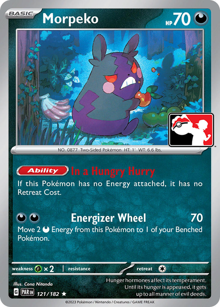 Morpeko (121/182) [Prize Pack Series Five] | Galaxy Games LLC