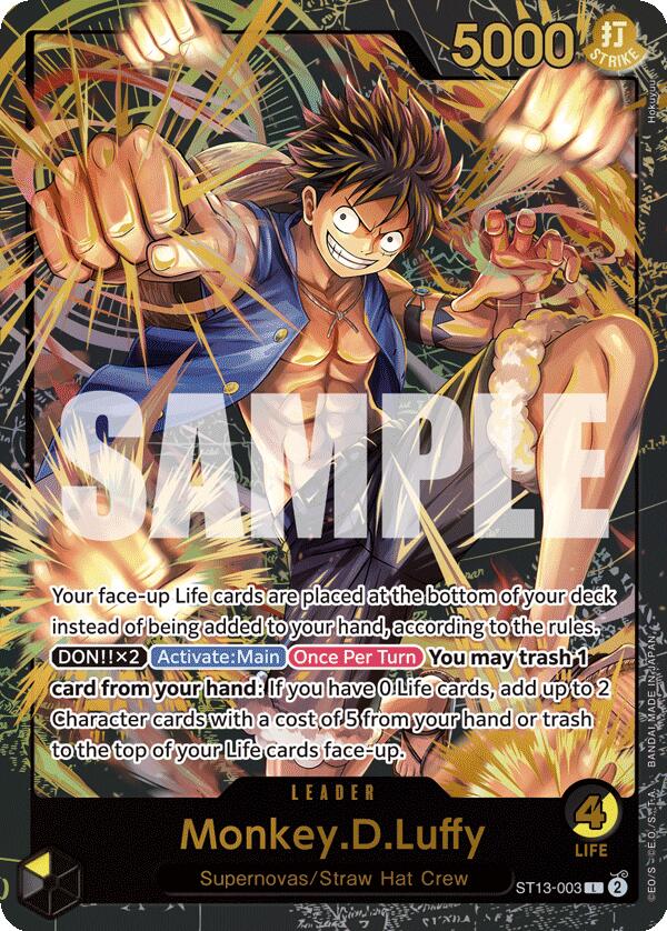Monkey.D.Luffy (Premium Card Collection -Leader Collection-) [One Piece Promotion Cards] | Galaxy Games LLC