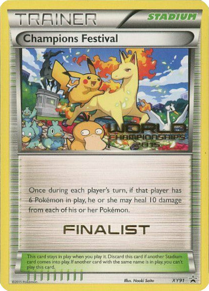 Champions Festival (XY91) (2015 Finalist) [XY: Black Star Promos] | Galaxy Games LLC