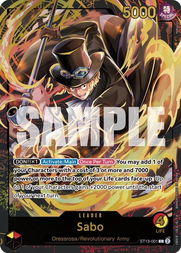 Sabo (Premium Card Collection -Leader Collection-) [One Piece Promotion Cards] | Galaxy Games LLC