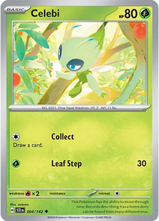 Celebi (004/142) [Scarlet & Violet: Stellar Crown] | Galaxy Games LLC