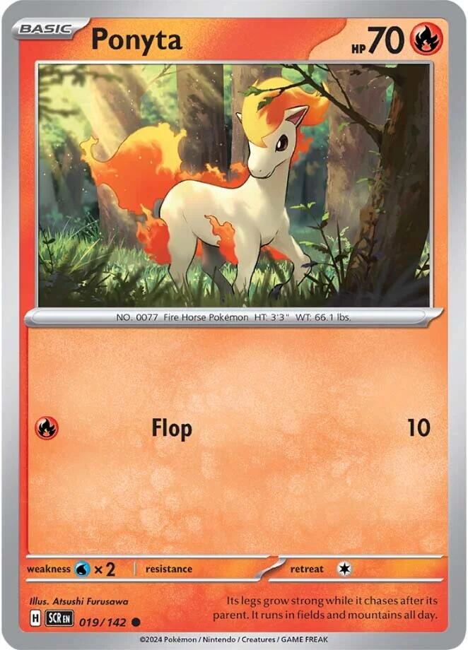 Ponyta (019/142) [Scarlet & Violet: Stellar Crown] | Galaxy Games LLC