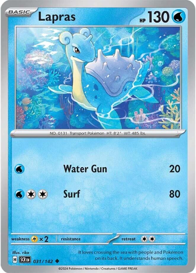 Lapras (031/142) [Scarlet & Violet: Stellar Crown] | Galaxy Games LLC