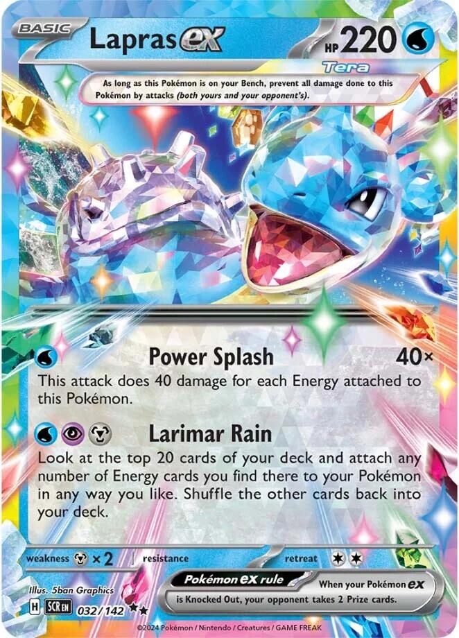 Lapras ex (032/142) [Scarlet & Violet: Stellar Crown] | Galaxy Games LLC